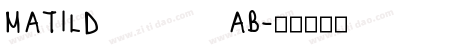 MATILDAB字体转换