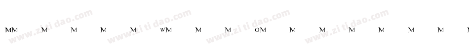 MatrixWideOldstyle字体转换