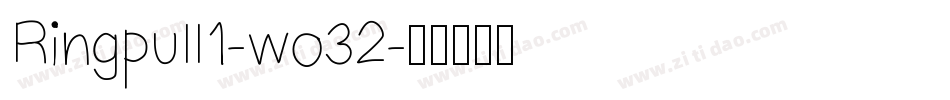 Ringpull1-wo32字体转换