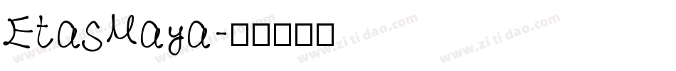 EtasMaya字体转换