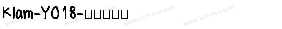 Klam-YO18字体转换