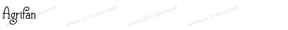 Agrifan字体转换