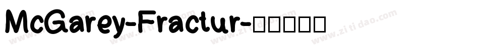 McGarey-Fractur字体转换