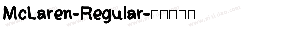McLaren-Regular字体转换