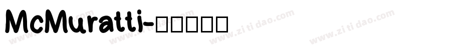 McMuratti字体转换