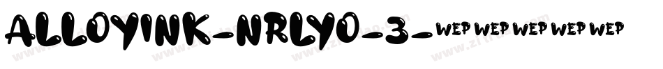 AlloyInk-nRLyO-3字体转换