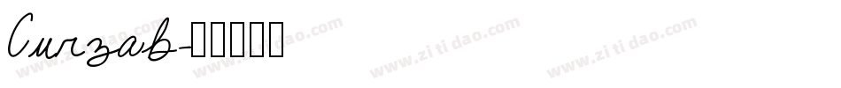 Curzab字体转换