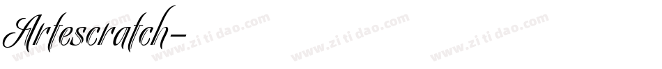Artescratch字体转换