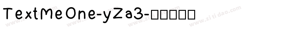 TextMeOne-yZa3字体转换