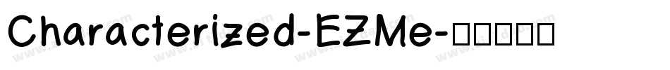 Characterized-EZMe字体转换