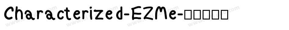 Characterized-EZMe字体转换