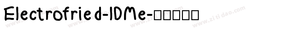 Electrofried-lDMe字体转换