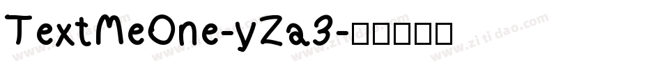 TextMeOne-yZa3字体转换