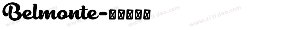 Belmonte字体转换