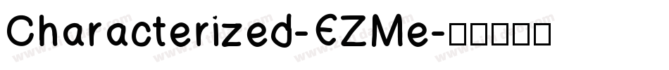Characterized-EZMe字体转换
