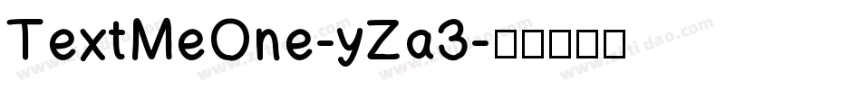 TextMeOne-yZa3字体转换