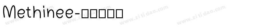 Methinee字体转换