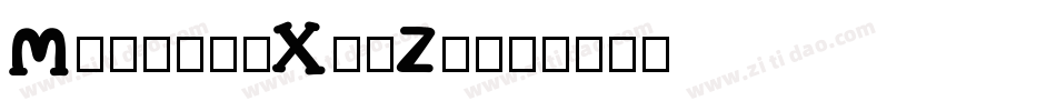 Mighty-X34Z2字体转换