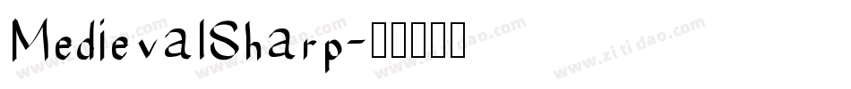 MedievalSharp字体转换
