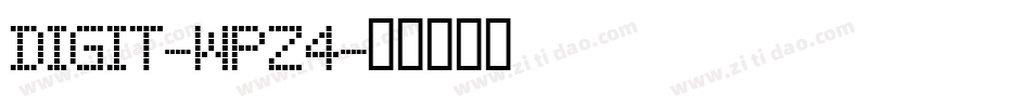 Digit-WpZ4字体转换