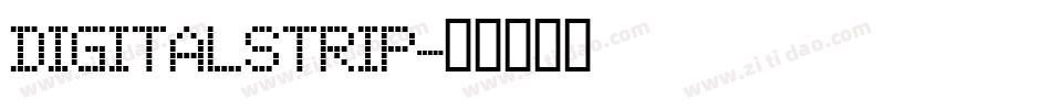 digitalstrip字体转换