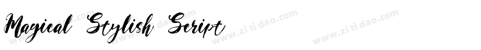 Magical-Stylish-Script字体转换