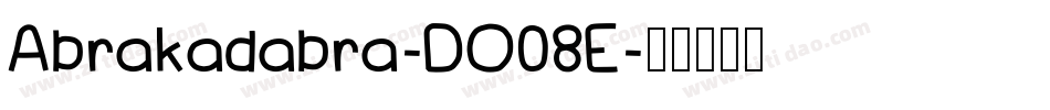 Abrakadabra-DO08E字体转换