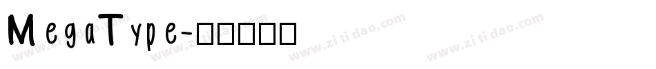 MegaType字体转换