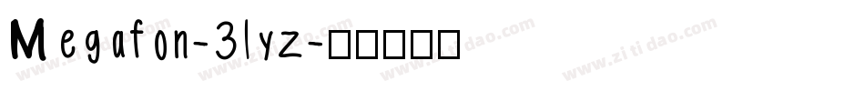 Megafon-3lyz字体转换