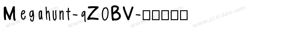 Megahunt-qZ0BV字体转换
