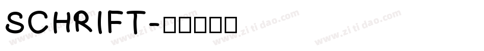 SCHRIFT字体转换