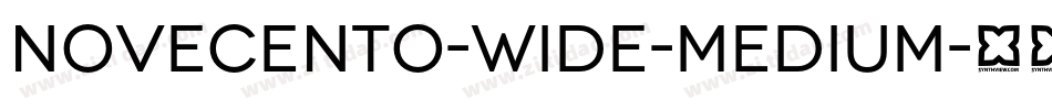 Novecento-Wide-Medium字体转换