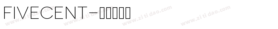 fivecent字体转换
