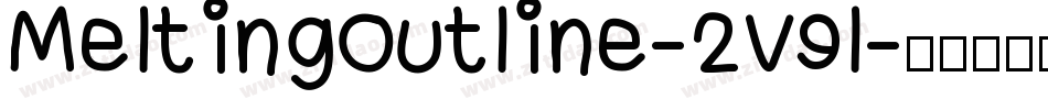 MeltingOutline-2v9l字体转换