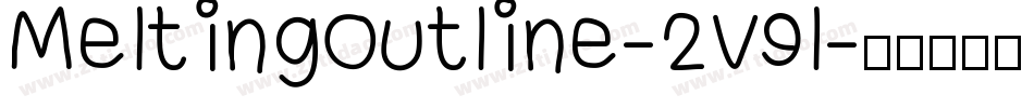 MeltingOutline-2v9l字体转换