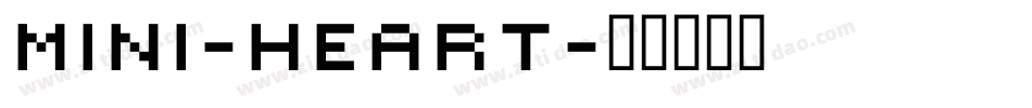 Mini-Heart字体转换