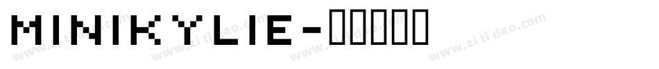 MiniKylie字体转换