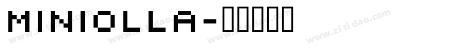 Miniolla字体转换