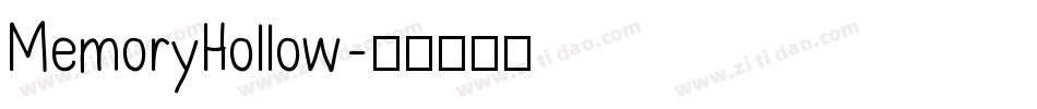 MemoryHollow字体转换