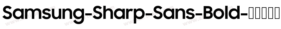 Samsung-Sharp-Sans-Bold字体转换