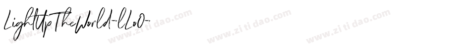 LightUpTheWorld-lLo0字体转换