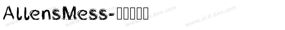 AllensMess字体转换