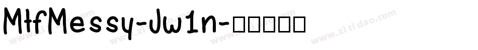 MtfMessy-Jw1n字体转换