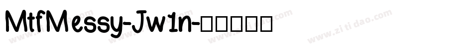 MtfMessy-Jw1n字体转换