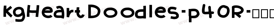 KgHeartDoodles-p40R字体转换