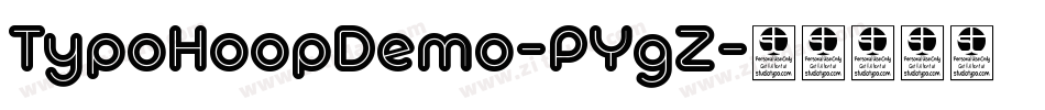 TypoHoopDemo-PYgZ字体转换