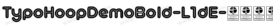 TypoHoopDemoBold-L1dE字体转换
