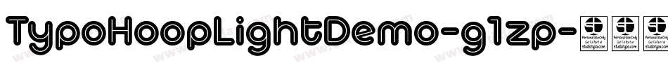 TypoHoopLightDemo-g1zp字体转换