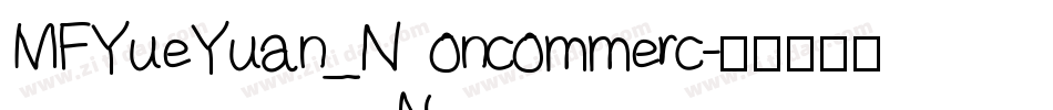 MFYueYuan_Noncommerc字体转换