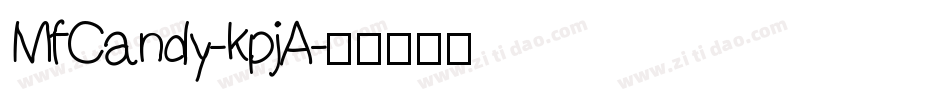 MfCandy-KpjA字体转换